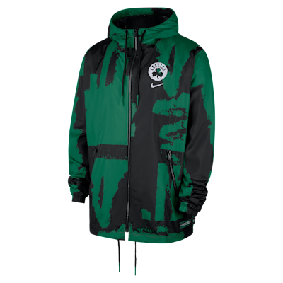 Boston Celtics Courtside Men's Nike NBA Club Woven Full-Zip Jacket